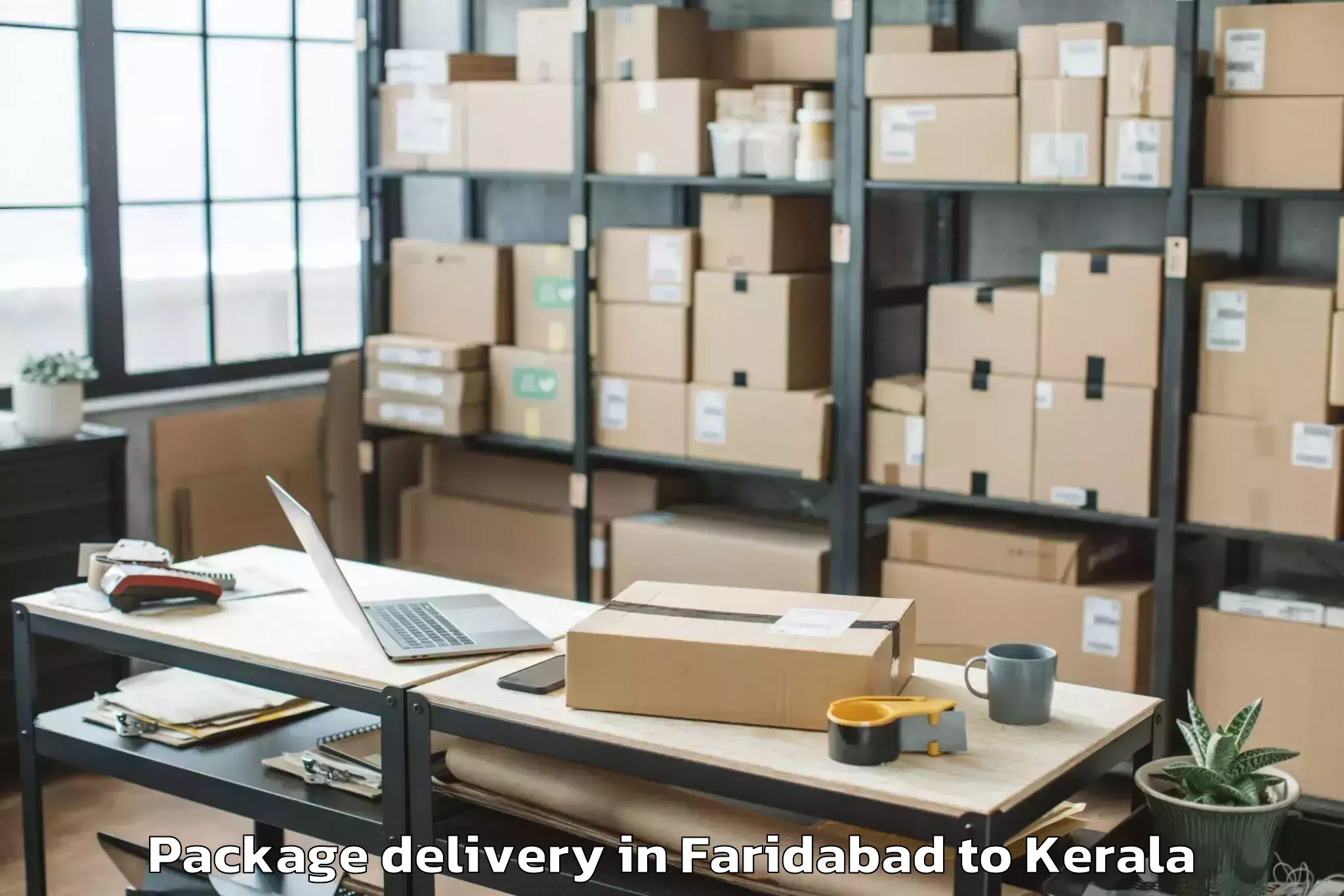 Quality Faridabad to Alappuzha Package Delivery